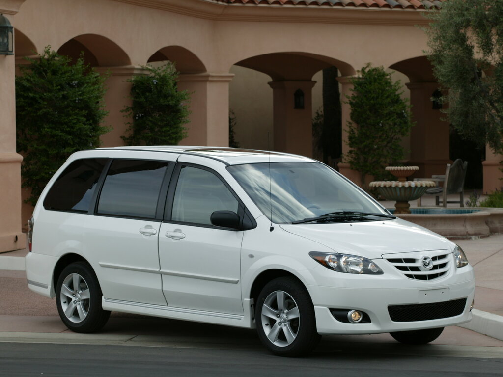 Mazda MPV (LW28A) 2 поколение, 2-й рестайлинг, минивэн (10.2003 - 07.2005)